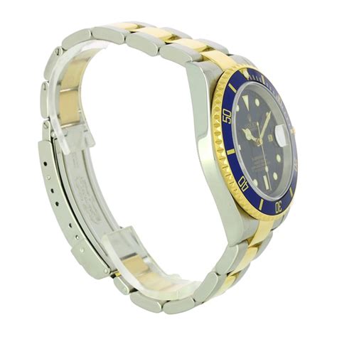 avis rolex submariner lunette bleue or et acier